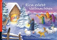 Buch Cover Rica erlebt Weihnachten. Ein Folien-Adventskalender zum Vorlesen und gestalten eines Fensterbildes