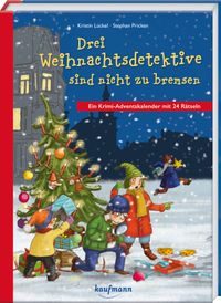 Buch Cover Drei Weihnachtsdetektive sind nicht zu bremsen. Ein Krimi-Adventskalender mit 24 Rätseln