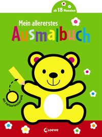 Buch Cover Mein allererstes Ausmalbuch (Bär)