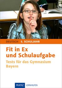 Buch Cover Fit in Ex und Schulaufgabe Deutsch 5. Schuljahr