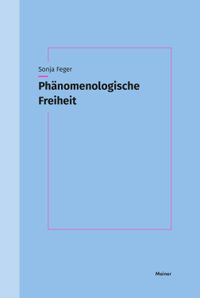 Buch Cover Phänomenologische Freiheit