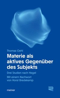 Buch Cover Materie als aktives Gegenüber des Subjekts