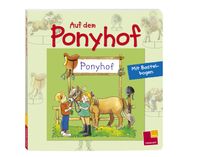Buch Cover Pappebuch mit Bastelbogen - Auf dem Ponyhof