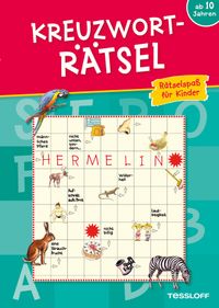 Buch Cover Kreuzworträtsel ab 10 Jahren (Blau)