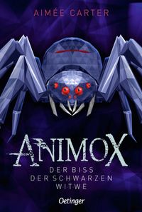 Buch Cover Animox 4. Der Biss der Schwarzen Witwe