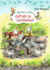 Buch Cover Pettersson und Findus. Aufruhr im Gemüsebeet