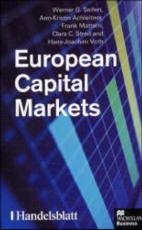 Buch Cover European Capital Markets