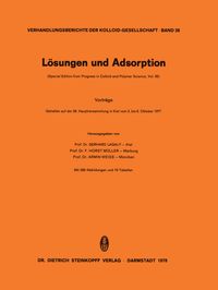 Buch Cover Lösungen und Adsorption