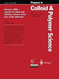 Buch Cover Horizons 2000 — aspects of colloid and interface science at the turn of the millenium
