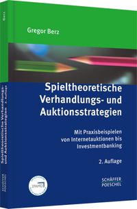 Buch Cover Spieltheoretische Verhandlungs- und Auktionsstrategien