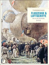 Buch Cover Thorbeckes Flugzeuge & Luftschiffe Kalender 2023