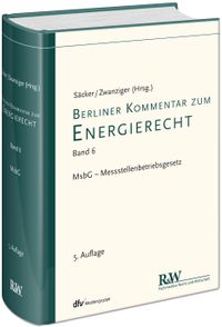 Buch Cover Berliner Kommentar zum Energierecht, Band 6