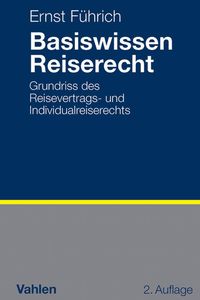 Buch Cover Basiswissen Reiserecht