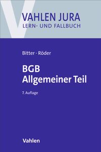 Buch Cover BGB Allgemeiner Teil