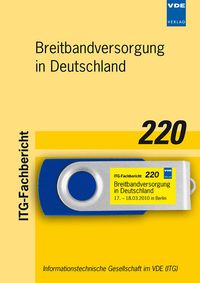 Buch Cover ITG-Fb. 220: Breitbandversorgung in Deutschland