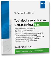 Buch Cover Technische Vorschriften Netzanschluss Gas