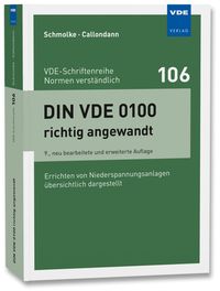 Buch Cover DIN VDE 0100 richtig angewandt