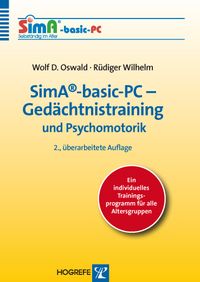 Buch Cover SimA®-basic-PC – Gedächtnistraining und Psychomotorik, Version 2.0