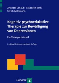 Buch Cover Kognitiv-psychoedukative Therapie zur Bewältigung von Depressionen