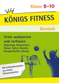 Buch Cover Texte analysieren und verfassen – Klasse 8-10 – Deutsch