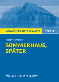 Buch Cover Sommerhaus, später von Judith Hermann.