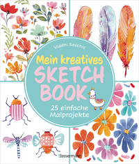 Buch Cover Mein kreatives Sketchbook - 25 einfache Malprojekte