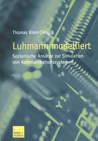 Buch Cover Luhmann modelliert