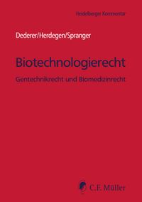 Buch Cover Biotechnologierecht