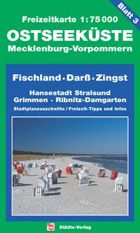Buch Cover Freizeitkarte Ostseeküste Mecklenburg-Vorpommern Blatt 3