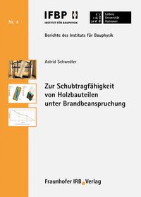Buch Cover Zur Schubtragfähigkeit von Holzbauteilen unter Brandbeanspruchung