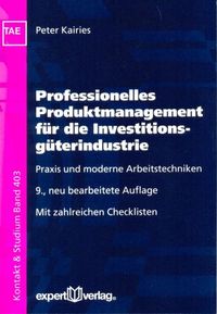 Buch Cover Professionelles Produktmanagement für die Investitionsgüterindustrie