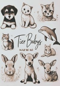 Buch Cover TierBabys