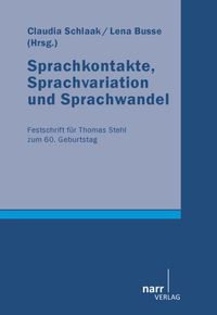 Buch Cover Sprachkontakte, Sprachvariation und Sprachwandel
