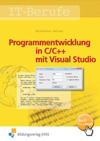 Buch Cover Programmentwicklung in C/C++ mit Visual Studio