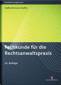 Buch Cover Fachkunde für die Rechtsanwaltspraxis