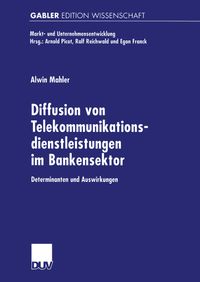 Buch Cover Diffusion von Telekommunikationsdienstleistungen im Bankensektor