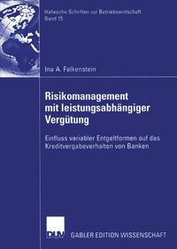 Buch Cover Risikomanagement mit leistungsabhängiger Vergütung