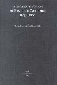 Buch Cover International Sources of Electronic Commerce Regulation