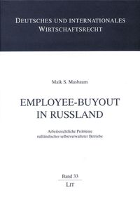 Buch Cover Employee-Buyout in Russland