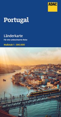 Buch Cover ADAC Länderkarte Portugal 1:300.000