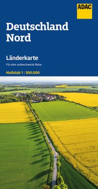 Buch Cover ADAC Länderkarte Deutschland Nord 1:500.000