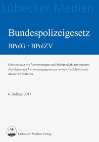 Buch Cover Bundespolizeigesetz BPolG - BPolZV