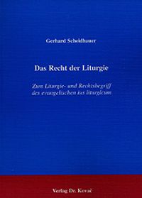 Buch Cover Das Recht der Liturgie