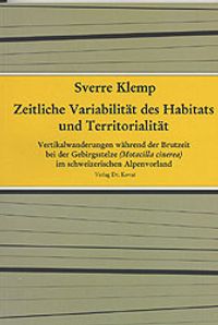 Buch Cover Zeitliche Variabilität des Habitats und Territorialität