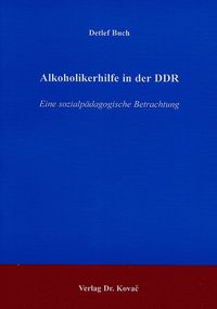 Buch Cover Alkoholikerhilfe in der DDR