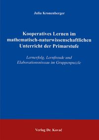 Buch Cover Kooperatives Lernen im mathematisch-naturwissenschaftlichen Unterricht der Primarstufe