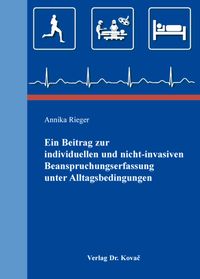 Buch Cover Ein Beitrag zur individuellen und nicht-invasiven Beanspruchungserfassung unter Alltagsbedingungen