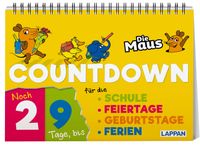 Buch Cover Countdown für die Schule mit der Maus