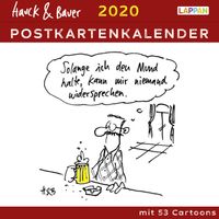 Buch Cover Hauck & Bauer Postkartenkalender 2020: Cartoons zum Aufstellen und Verschicken