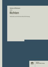 Buch Cover Richten